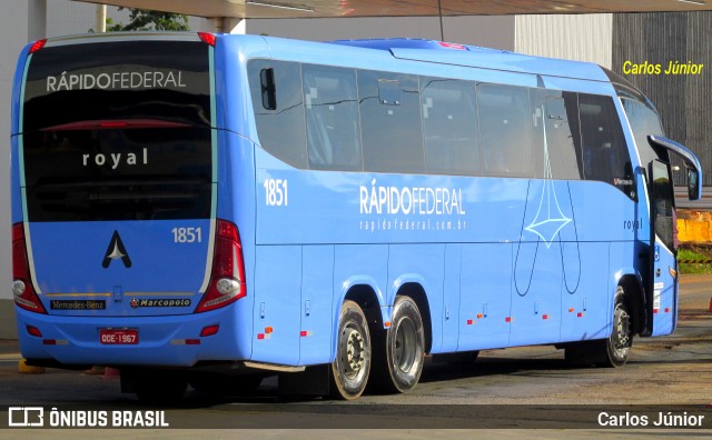 Rápido Federal 1851 na cidade de Goiânia, Goiás, Brasil, por Carlos Júnior. Número da foto: #6239400.