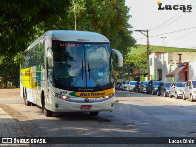Viação Nacional 16105 na cidade de São Paulo, São Paulo, Brasil, por Lucas Diniz. Número da foto: #6239777.