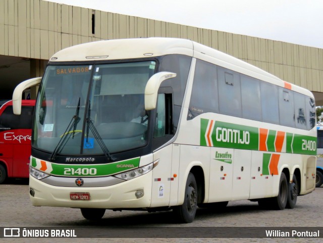 Empresa Gontijo de Transportes 21400 na cidade de Caruaru, Pernambuco, Brasil, por Willian Pontual. Número da foto: #6242062.