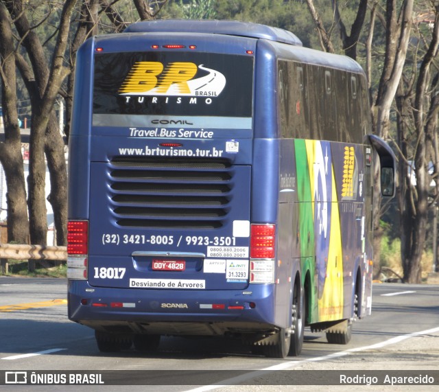 BR Turismo 18017 na cidade de Conselheiro Lafaiete, Minas Gerais, Brasil, por Rodrigo  Aparecido. ID da foto: 6241097.