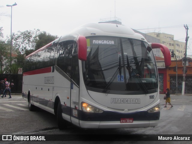Viação Piracicabana 1692 na cidade de São Paulo, São Paulo, Brasil, por Mauro Alcaraz. Número da foto: #6241723.