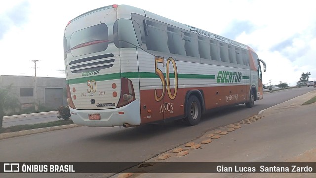 Eucatur - Empresa União Cascavel de Transportes e Turismo 4954 na cidade de Ji-Paraná, Rondônia, Brasil, por Gian Lucas  Santana Zardo. ID da foto: 6241550.