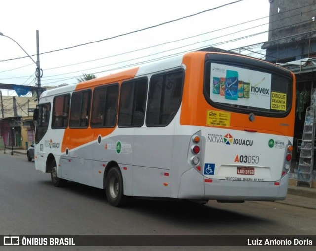 Linave Transportes A03050 na cidade de Nova Iguaçu, Rio de Janeiro, Brasil, por Luiz Antonio Doria. Número da foto: #6241464.