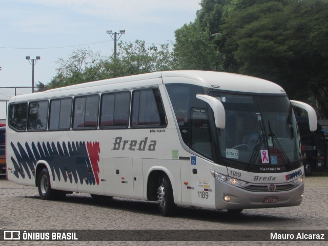 Breda Transportes e Serviços 1189 na cidade de São José dos Campos, São Paulo, Brasil, por Mauro Alcaraz. Número da foto: #6241530.