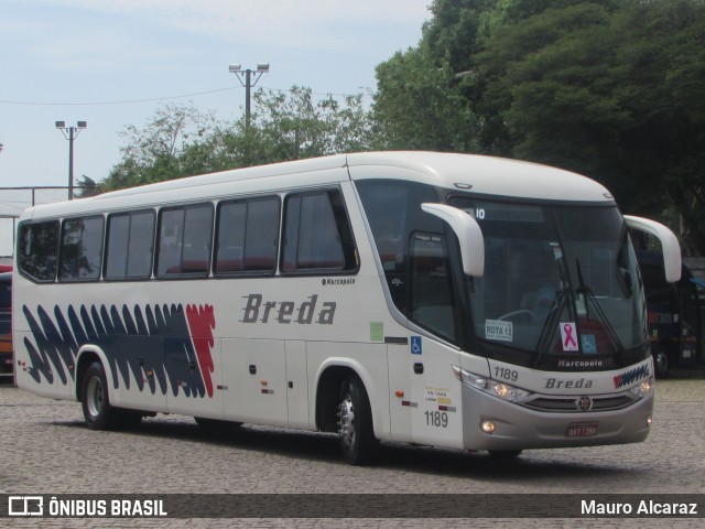 Breda Transportes e Serviços 1189 na cidade de São José dos Campos, São Paulo, Brasil, por Mauro Alcaraz. ID da foto: 6241530.