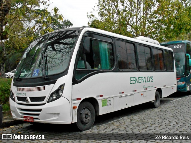 Viação Esmeraldas 3891 na cidade de Petrópolis, Rio de Janeiro, Brasil, por Zé Ricardo Reis. Número da foto: #6240498.