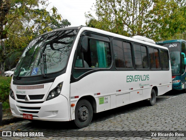 Viação Esmeraldas 3891 na cidade de Petrópolis, Rio de Janeiro, Brasil, por Zé Ricardo Reis. ID da foto: 6240498.