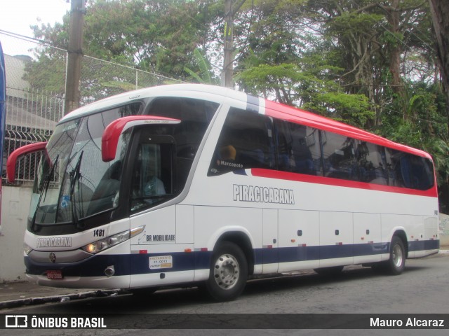 Viação Piracicabana 1481 na cidade de São Paulo, São Paulo, Brasil, por Mauro Alcaraz. Número da foto: #6241707.