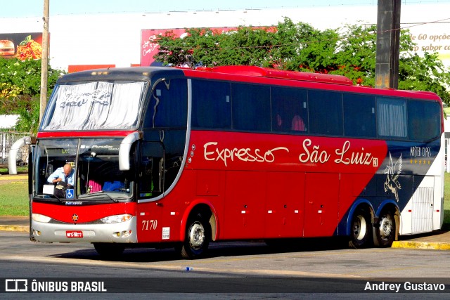 Expresso São Luiz 7170 na cidade de Brasil, por Andrey Gustavo. Número da foto: #6242009.