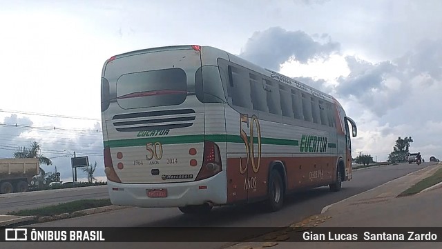 Eucatur - Empresa União Cascavel de Transportes e Turismo 4954 na cidade de Ji-Paraná, Rondônia, Brasil, por Gian Lucas  Santana Zardo. ID da foto: 6241569.