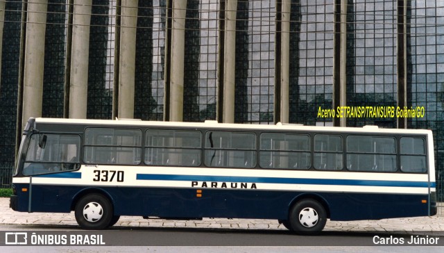 Viação Paraúna 3370 na cidade de Goiânia, Goiás, Brasil, por Carlos Júnior. Número da foto: #6241352.