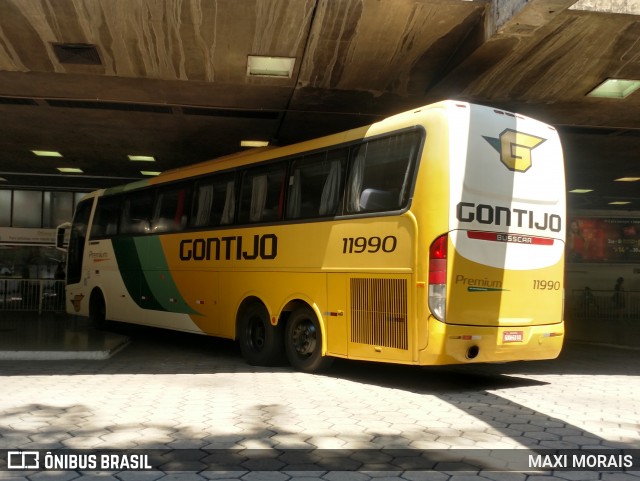 Empresa Gontijo de Transportes 11990 na cidade de Belo Horizonte, Minas Gerais, Brasil, por MAXI MORAIS. ID da foto: 6243196.