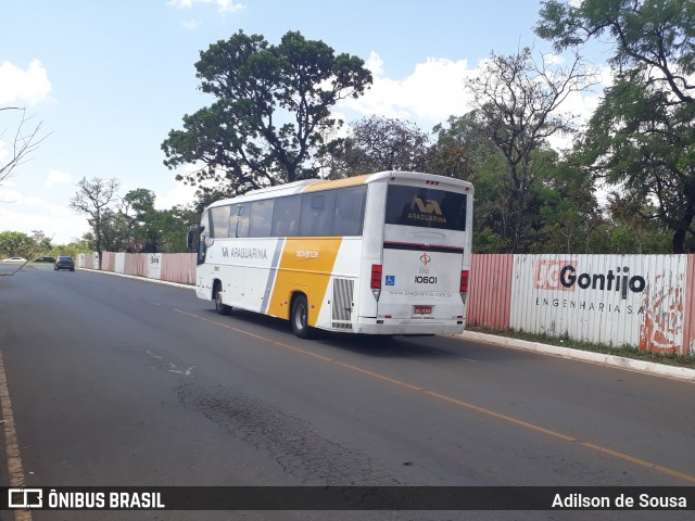 Viação Araguarina 10601 na cidade de Brasília, Distrito Federal, Brasil, por Adilson de Sousa. ID da foto: 6242813.