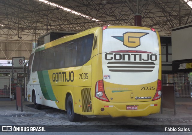 Empresa Gontijo de Transportes 7035 na cidade de Vitória, Espírito Santo, Brasil, por Fábio Sales. ID da foto: 6243362.