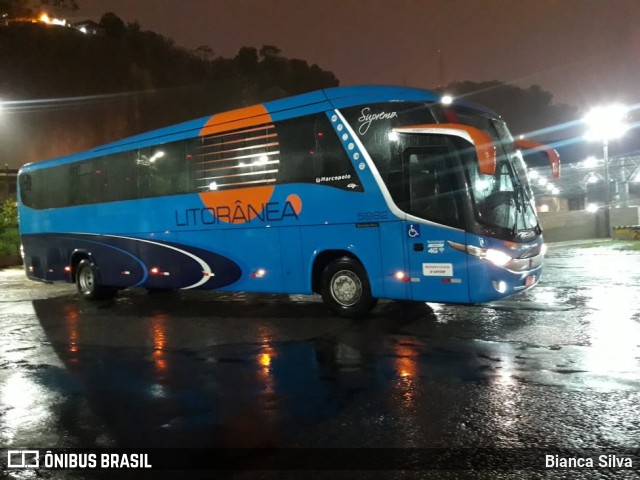 Litorânea Transportes Coletivos 5982 na cidade de Santos, São Paulo, Brasil, por Bianca Silva. Número da foto: #6242580.