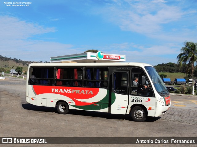 Transprata Turismo 260 na cidade de João Monlevade, Minas Gerais, Brasil, por Antonio Carlos Fernandes. Número da foto: #6242730.