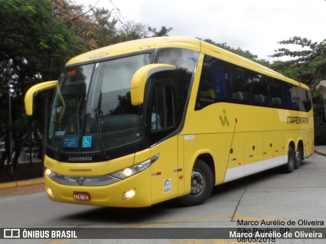 Viação Itapemirim 60051 na cidade de São Paulo, São Paulo, Brasil, por Marco Aurélio de Oliveira. ID da foto: 6242977.