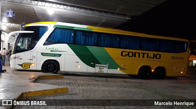 Empresa Gontijo de Transportes 16505 na cidade de Teófilo Otoni, Minas Gerais, Brasil, por Marcelo Henrique. Número da foto: #6244883.