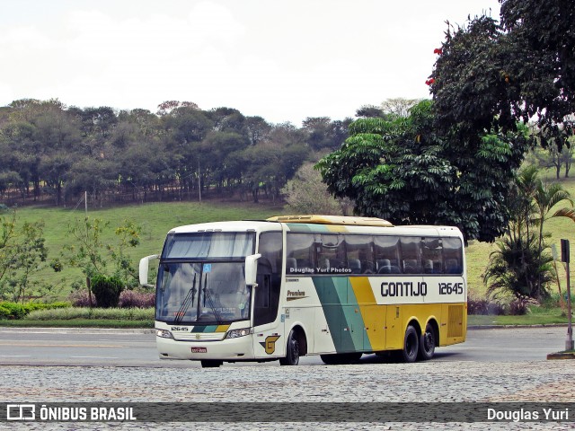 Empresa Gontijo de Transportes 12645 na cidade de João Monlevade, Minas Gerais, Brasil, por Douglas Yuri. ID da foto: 6243797.