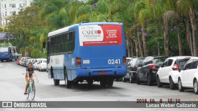 Transol Transportes Coletivos 0241 na cidade de Florianópolis, Santa Catarina, Brasil, por Lucas Weber Calizario. ID da foto: 6242449.