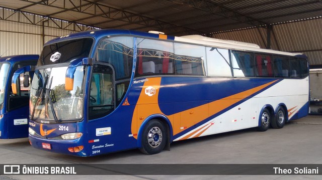 Brisa Bus 2014 na cidade de Penápolis, São Paulo, Brasil, por Theo Soliani. Número da foto: #6242547.