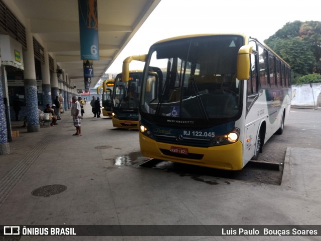 Brasil SA Transporte e Turismo RJ 122.045 na cidade de Campos dos Goytacazes, Rio de Janeiro, Brasil, por Luis Paulo  Bouças Soares. ID da foto: 6243427.