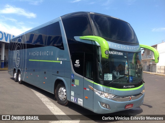 Viação Garcia 8441 na cidade de Osvaldo Cruz, São Paulo, Brasil, por Carlos Vinicius Estevão Menezes. Número da foto: #6244917.