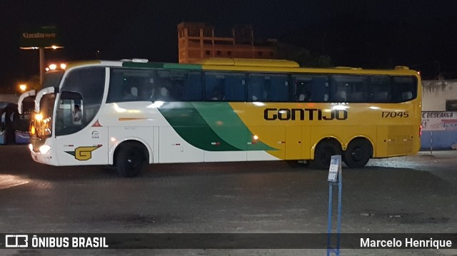 Empresa Gontijo de Transportes 17045 na cidade de Teófilo Otoni, Minas Gerais, Brasil, por Marcelo Henrique. Número da foto: #6244839.
