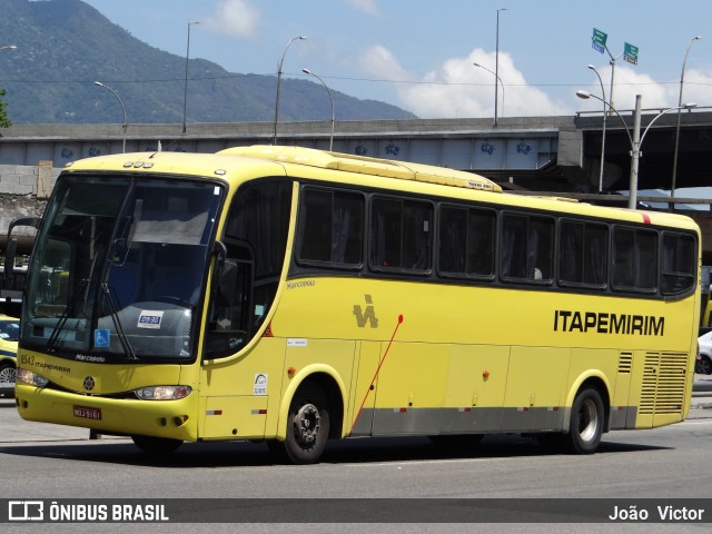 Viação Itapemirim 8543 na cidade de Rio de Janeiro, Rio de Janeiro, Brasil, por João Victor. ID da foto: 6246357.