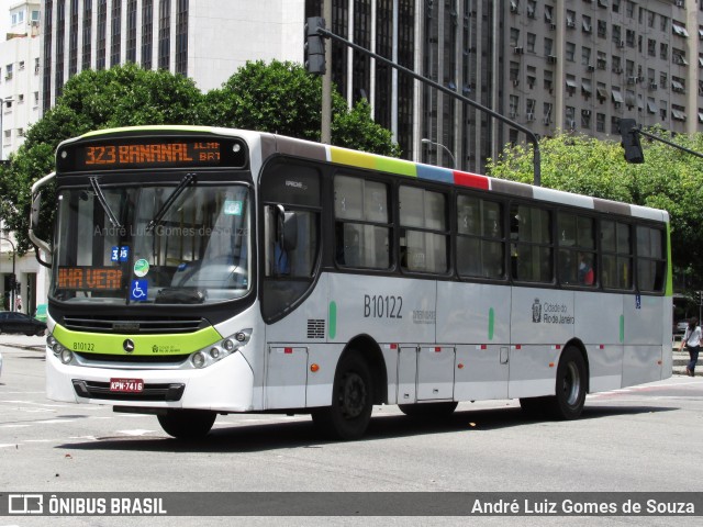 Transportes Paranapuan B10122 na cidade de Rio de Janeiro, Rio de Janeiro, Brasil, por André Luiz Gomes de Souza. ID da foto: 6246131.