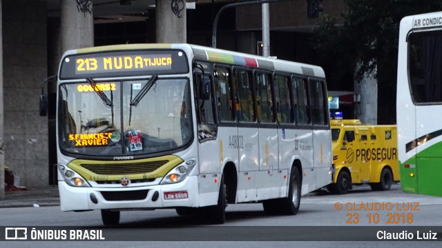 Auto Viação Alpha A48002 na cidade de Rio de Janeiro, Rio de Janeiro, Brasil, por Claudio Luiz. Número da foto: #6246565.