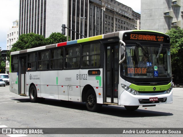 Transportes Paranapuan B10122 na cidade de Rio de Janeiro, Rio de Janeiro, Brasil, por André Luiz Gomes de Souza. ID da foto: 6246223.