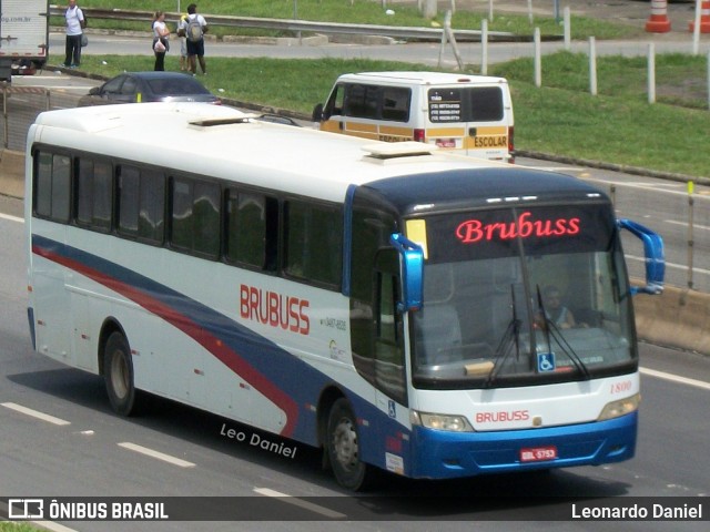 Brubuss Transportes 1800 na cidade de Aparecida, São Paulo, Brasil, por Leonardo Daniel. ID da foto: 6245860.