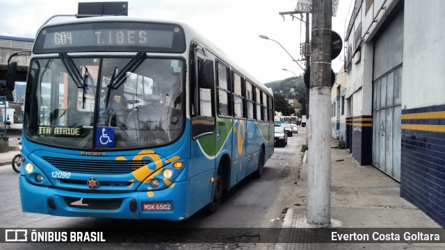 Viação Praia Sol 12090 na cidade de Vila Velha, Espírito Santo, Brasil, por Everton Costa Goltara. Número da foto: #6246046.