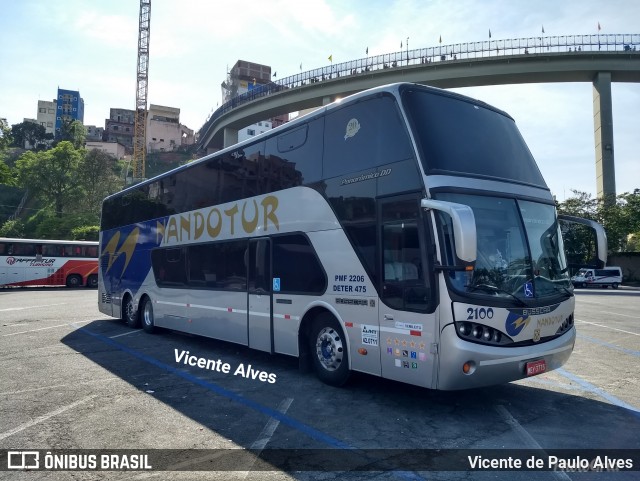 Nandotur Turismo 2100 na cidade de Aparecida, São Paulo, Brasil, por Vicente de Paulo Alves. Número da foto: #6245123.