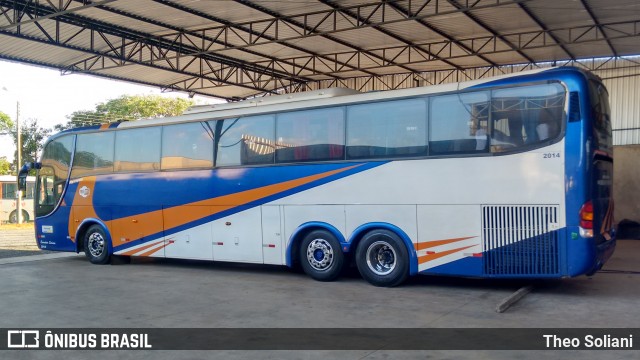 Brisa Bus 2014 na cidade de Penápolis, São Paulo, Brasil, por Theo Soliani. Número da foto: #6248215.