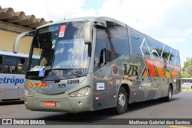 VB Transportes e Turismo 8209 na cidade de Jaguariúna, São Paulo, Brasil, por Matheus Gabriel dos Santos. ID da foto: 6246913.