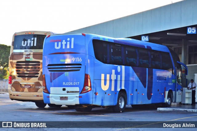 UTIL - União Transporte Interestadual de Luxo 9116 na cidade de Mogi das Cruzes, São Paulo, Brasil, por Douglas Alvim. Número da foto: #6247839.
