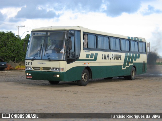 Auto Viação Camurujipe 2911 na cidade de Vitória da Conquista, Bahia, Brasil, por Tarcisio Rodrigues da Silva. ID da foto: 6248171.