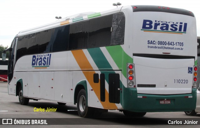 Trans Brasil > TCB - Transporte Coletivo Brasil 110220 na cidade de Goiânia, Goiás, Brasil, por Carlos Júnior. ID da foto: 6247884.