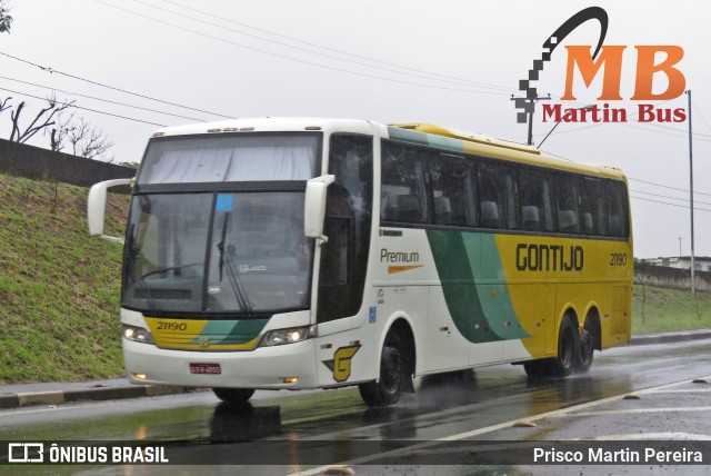 Empresa Gontijo de Transportes 21190 na cidade de Campinas, São Paulo, Brasil, por Prisco Martin Pereira. Número da foto: #6247479.