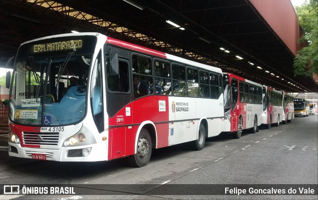 Allibus Transportes 4 5105 na cidade de São Paulo, São Paulo, Brasil, por Felipe Goncalves do Vale. ID da foto: 6248710.