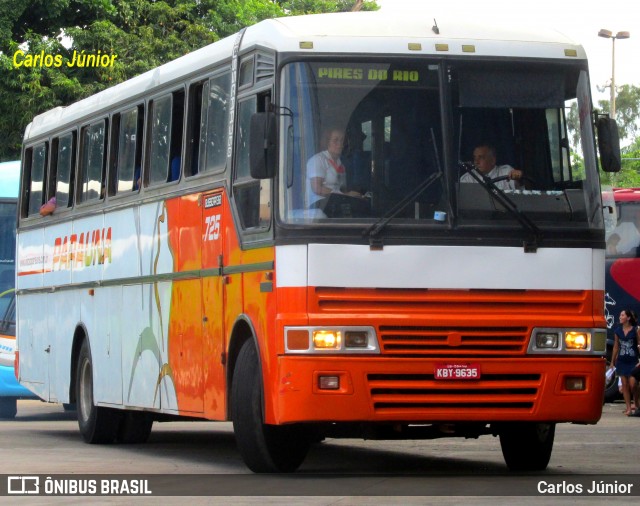 Viação Paraúna 725 na cidade de Goiânia, Goiás, Brasil, por Carlos Júnior. Número da foto: #6247455.