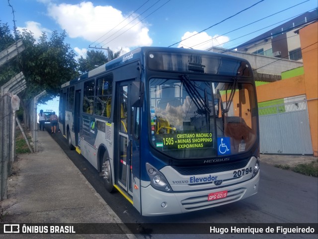 Viação Progresso 20794 na cidade de Belo Horizonte, Minas Gerais, Brasil, por Hugo Henrique de Figueiredo. Número da foto: #6248913.