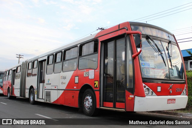 Itajaí Transportes Coletivos 2880 na cidade de Campinas, São Paulo, Brasil, por Matheus Gabriel dos Santos. ID da foto: 6249062.