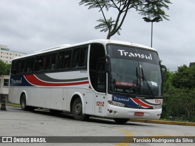 Transul Transportes Coletivos 1212 na cidade de São Paulo, São Paulo, Brasil, por Tarcisio Rodrigues da Silva. Número da foto: #6250560.