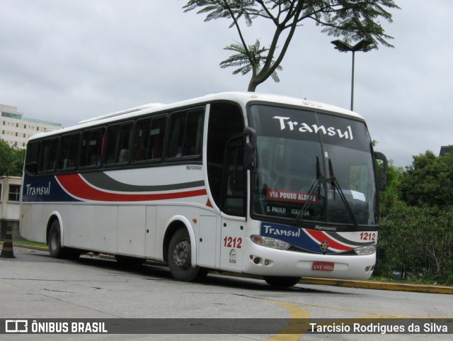 Transul Transportes Coletivos 1212 na cidade de São Paulo, São Paulo, Brasil, por Tarcisio Rodrigues da Silva. ID da foto: 6250560.