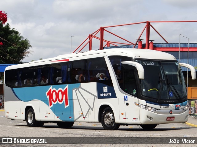 Auto Viação 1001 RJ 108.479 na cidade de Resende, Rio de Janeiro, Brasil, por João Victor. ID da foto: 6250003.