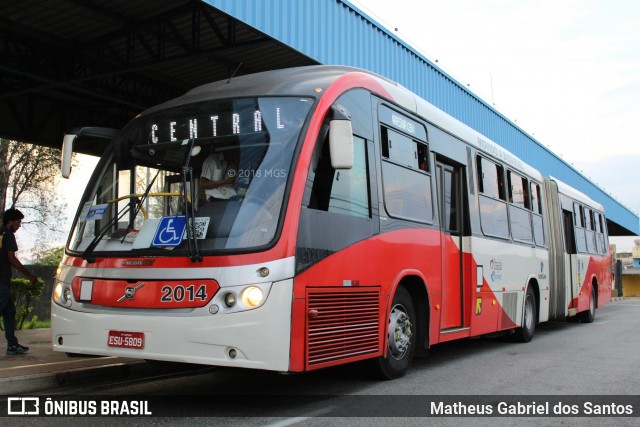 Itajaí Transportes Coletivos 2014 na cidade de Campinas, São Paulo, Brasil, por Matheus Gabriel dos Santos. ID da foto: 6249075.