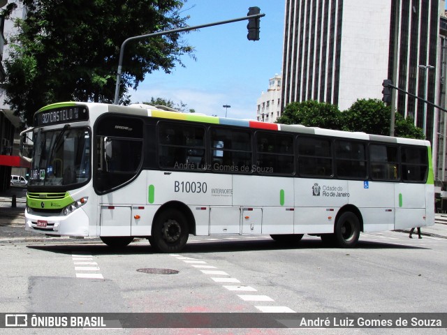 Transportes Paranapuan B10030 na cidade de Rio de Janeiro, Rio de Janeiro, Brasil, por André Luiz Gomes de Souza. ID da foto: 6250614.